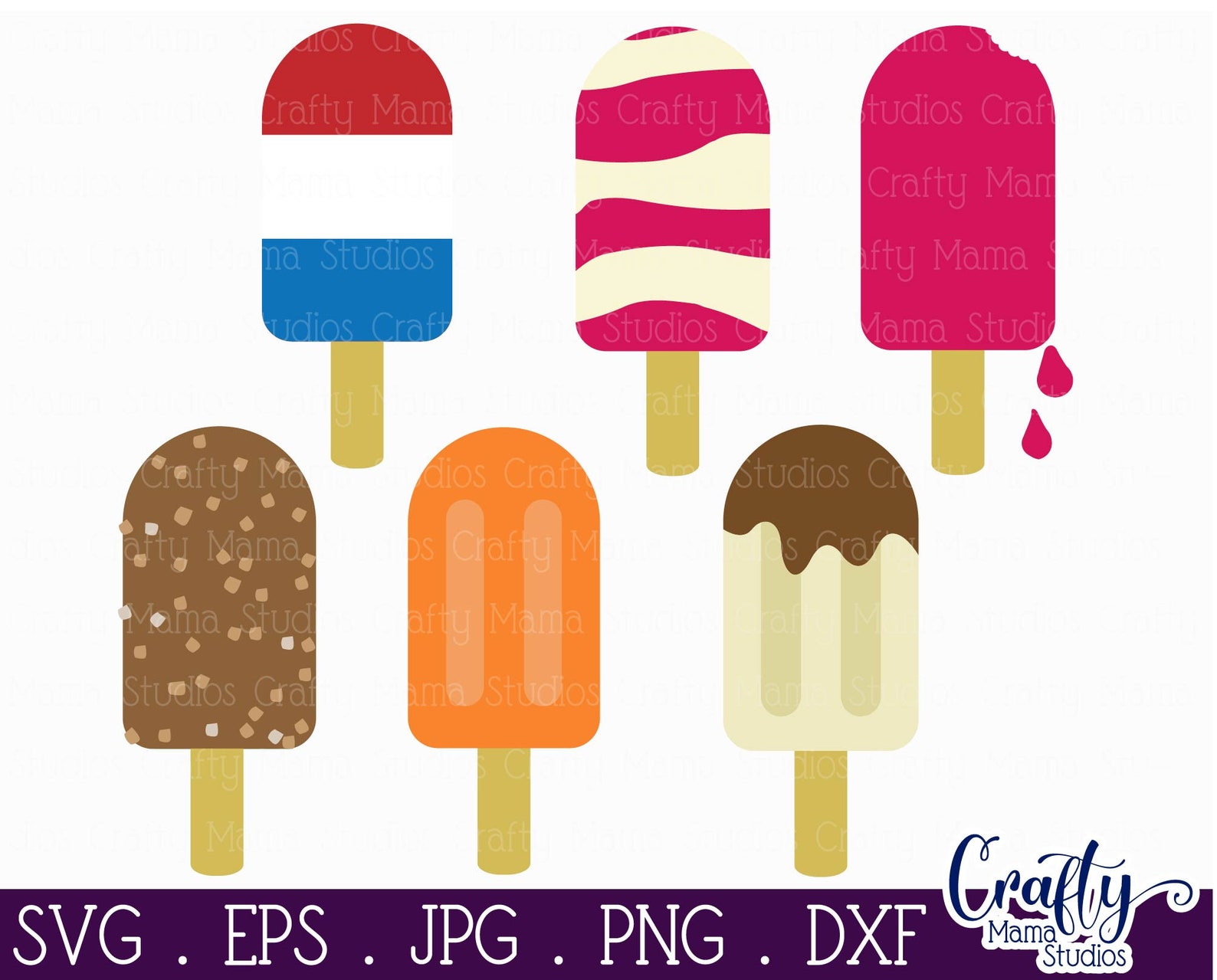 Popsicles Svg Ice Cream Svg Ice Cream Drip Svg Melting Ice Etsy