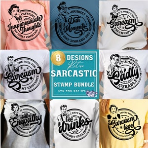 Sarkastisches svg-Bundle, Retro lustiges svg-Bundle, lustige svg-Dateien, lustiges Shirt svg, lustiges T-Shirt svg, lustiges svg für Hemden, lustiges Hemd-Bundle
