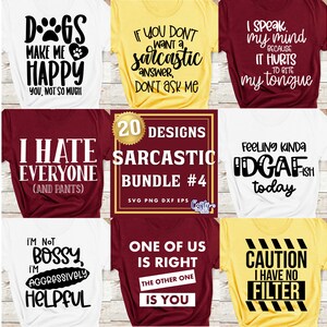 Funny SVG, PNG, Sarcastic Svg Bundle, Funny Bundle Svg, Funny Shirt Svg, Funny Svg For Shirts, Sarcastic Quotes Svg, Funny Png