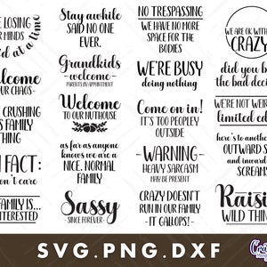 Door Sign SVG, PNG Bundle, PNG Bundle, Door Hanger Svg Bundle, Round Sign Svg, Farmhouse Svg, Family Svg, Christian Svg, Funny Svg, Love Svg image 5