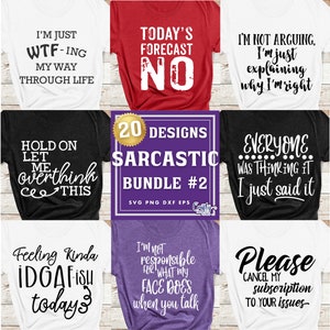 Sarcastic SVG, PNG, Funny Svg Bundle, Funny Svg Files, Funny Shirt Svg, Funny Svg For Shirts, Sarcastic Bundle Svg, Funny Png, Sarcastic Png