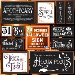 Halloween SVG, PNG, Halloween Svg Bundle, Halloween Decor Svg, Halloween Sign Svg, Halloween Quotes Svg, Halloween Bundle, Halloween Png