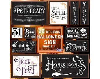 Halloween SVG, PNG, Halloween Svg Bundle, Halloween Decor Svg, Halloween Sign Svg, Halloween Quotes Svg, Halloween Bundle, Halloween Png