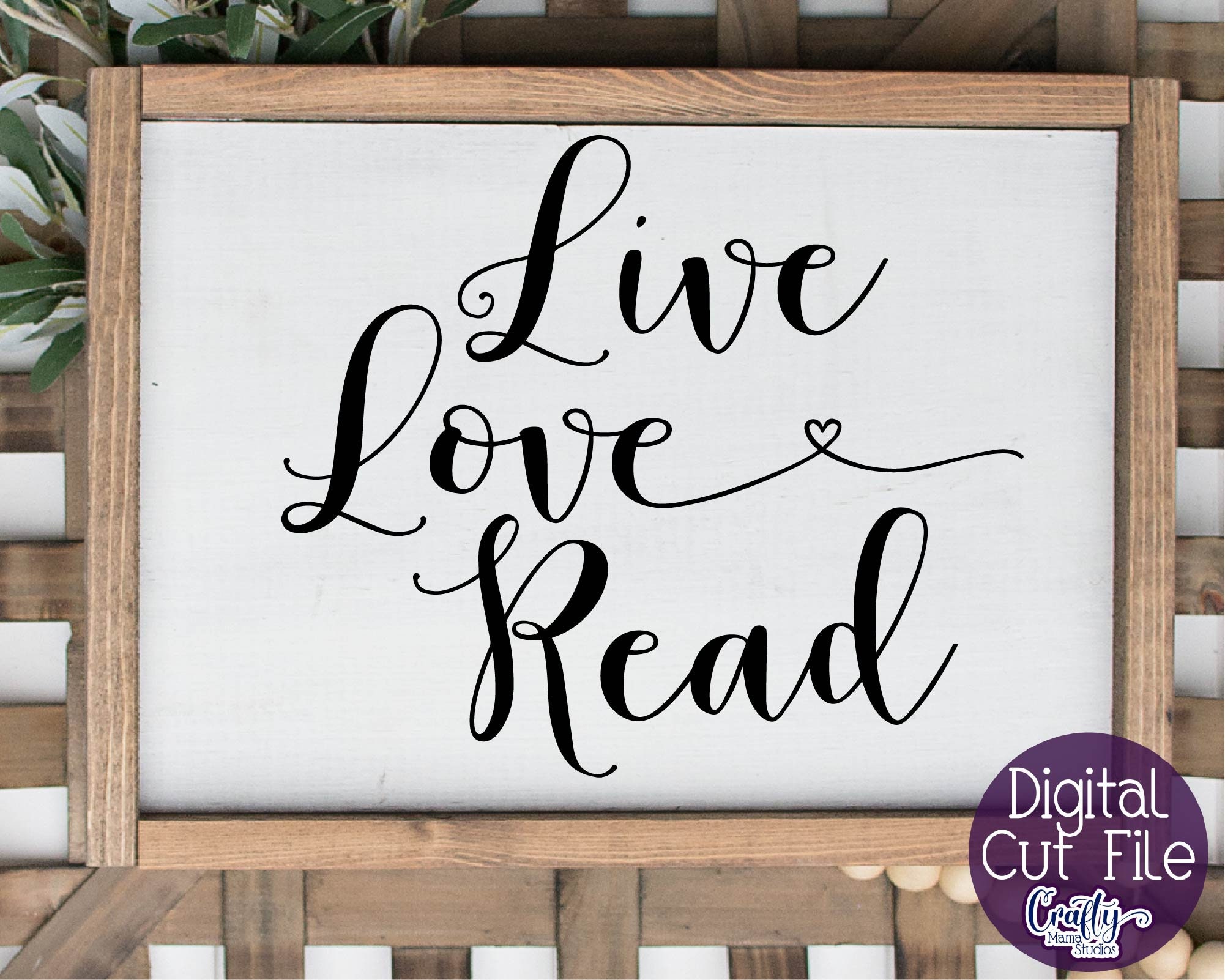 Download Reading Svg Live Love Read Reading Quote Cut File Cricut | Etsy
