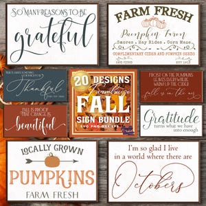 Farmhouse Fall SVG, PNG, Fall Sign Svg, Autumn Svg, Pumpkin Svg, Fall Quotes Svg, Thanksgiving Svg, Thanksgiving Sign Svg, Fall Png File