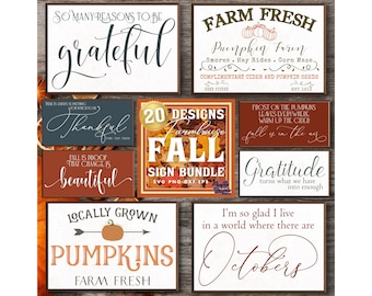 Farmhouse Fall SVG, PNG, Fall Sign Svg, Autumn Svg, Pumpkin Svg, Fall Quotes Svg, Thanksgiving Svg, Thanksgiving Sign Svg, Fall Png File