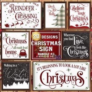 SVG, PNG, lot de Svg de Noël à la ferme, Png de Noël à la ferme, Noël signe Svg, Svg vacances, joyeux Noël Svg, citation Noël Svg