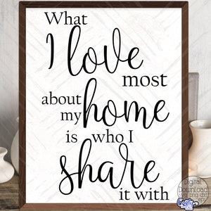 J'adore les SVG, les PNG, ce que j'aime le plus dans ma maison, c'est avec qui je la partage avec Svg, source d'inspiration Svg, Svg maison, ferme, Svg signe, amour Png