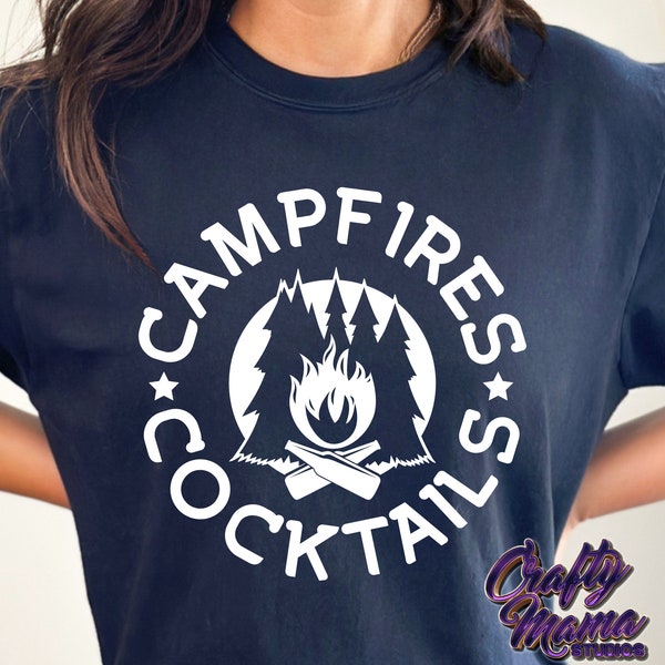 Campfires And Cocktails Svg, Beer And Camping Svg Files, Camper Svg, Camp Drinking Svg, Beer Svg, Camping Shirt Svg, Camping Svg For Shirts