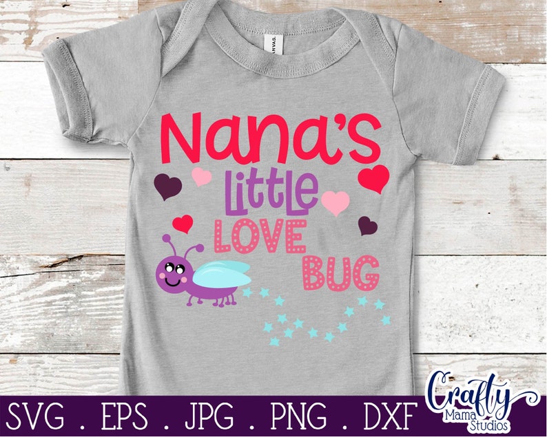 Download Nana's Little Love Bug Svg Valentine's Day SVG Bee | Etsy