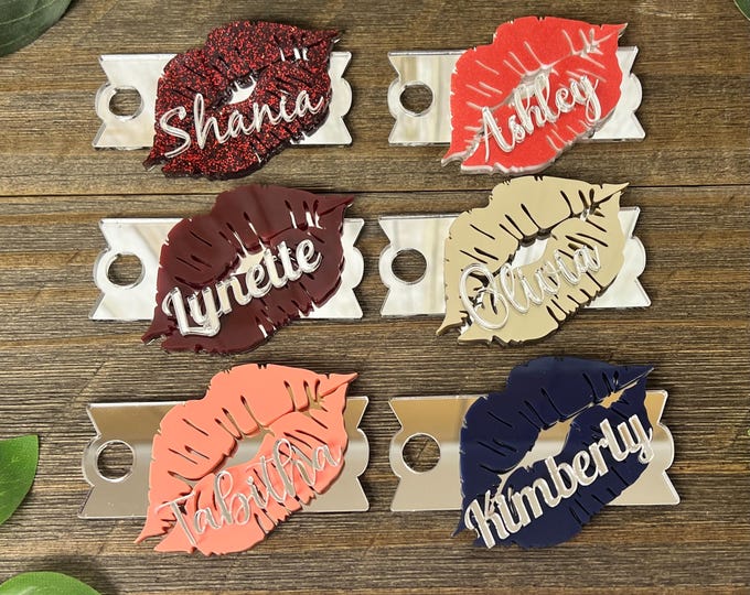 Custom Stanley Toppers Stanley X E.l.f Collection Colored Kiss Lips Elf ...