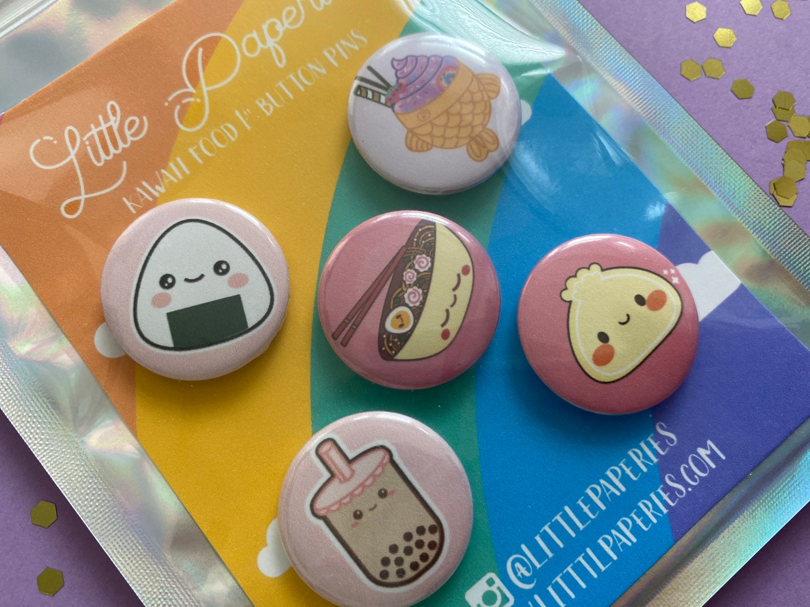 Kawaii Food Pins Etsy
