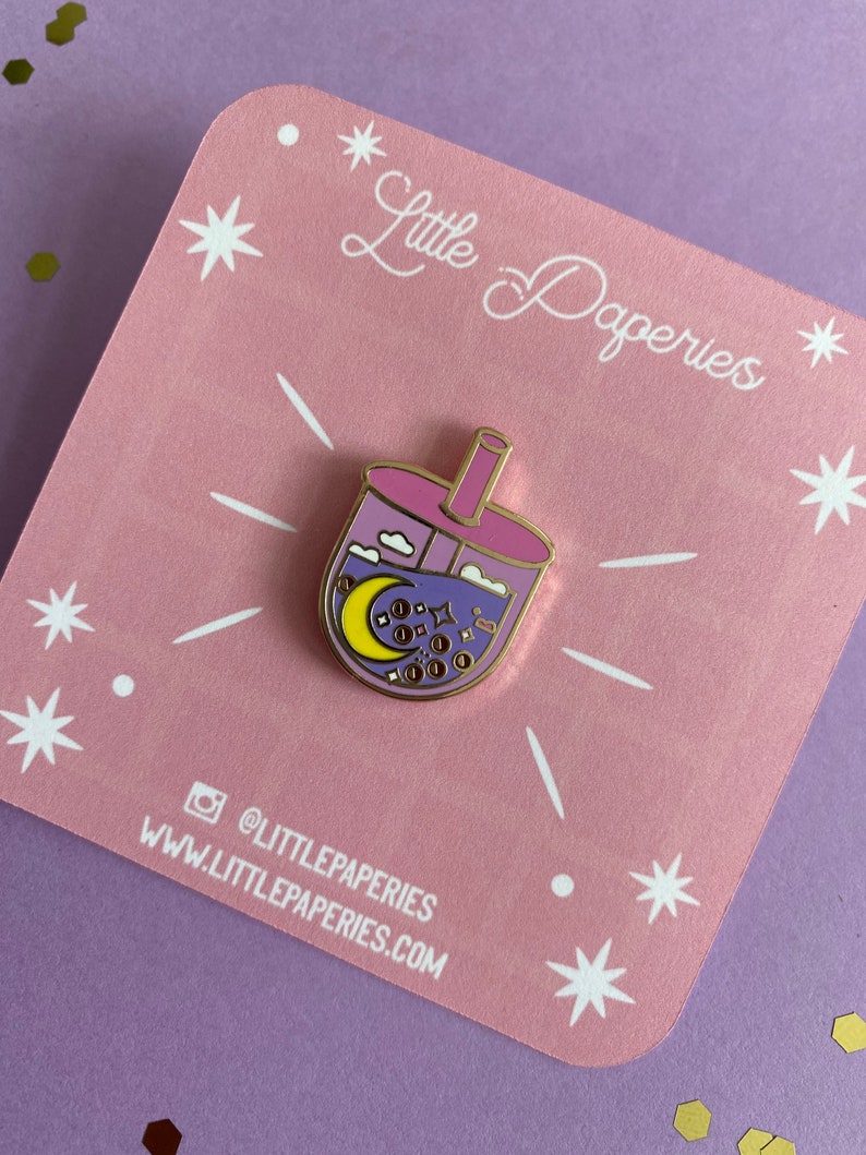 Boba Tea Pin Bubble Tea Pin Bubble Tea Gift Bubble Tea Etsy Canada
