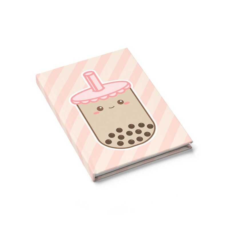 Boba Tea Journal Bubble Tea Journal Boba Print Bubble Tea Etsy