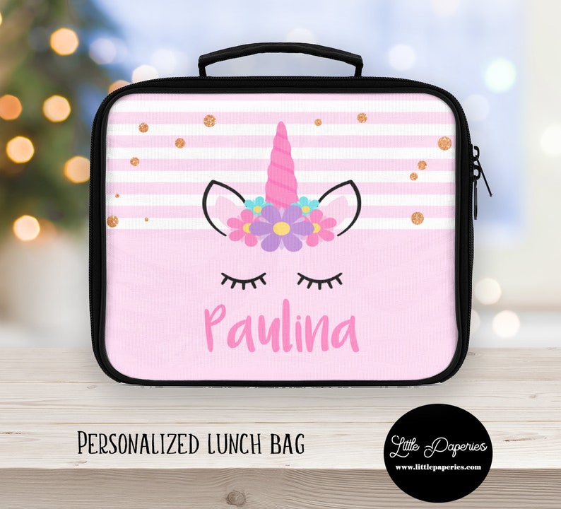 Unicorn Lunch Box Unicorn Lunch Bag Back To School Etsy