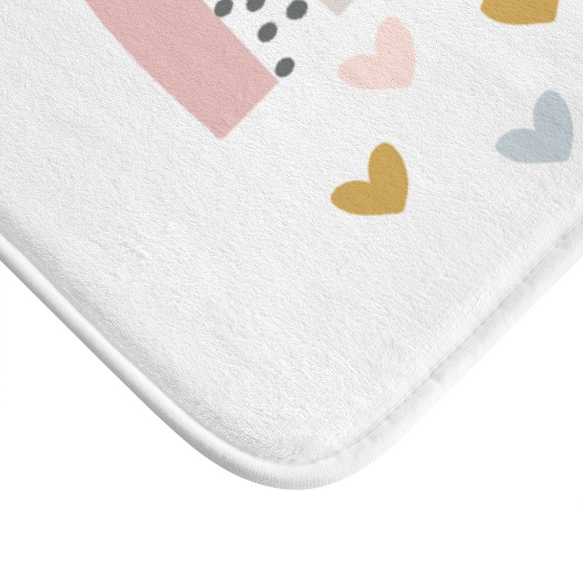 Rainbow Bath Mat Scandinavian Bath Mat Scandinavian Rainbow Etsy