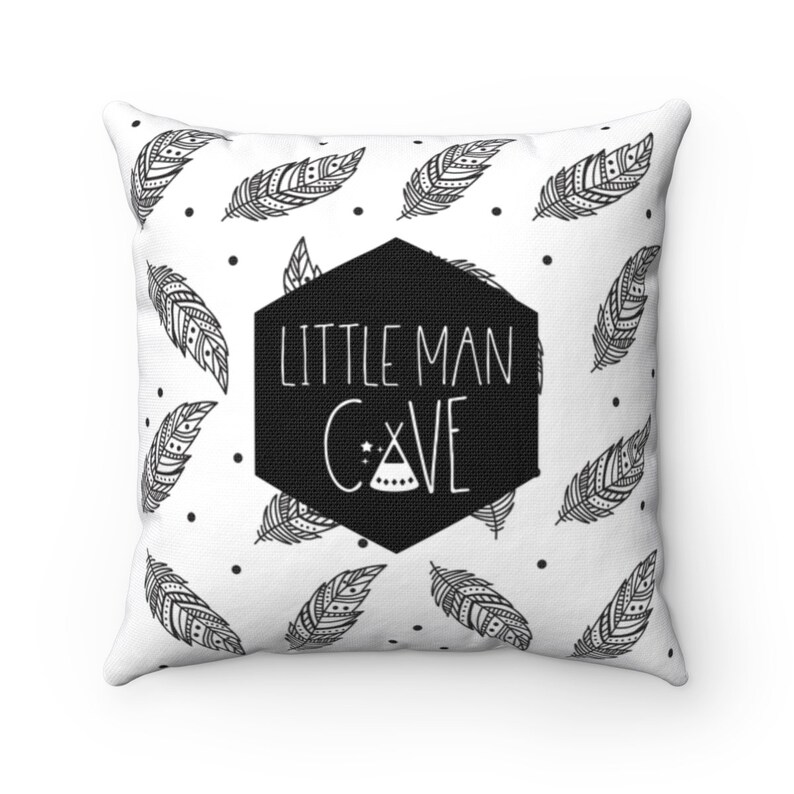 Little Man Cave Pillowcase Personalized Pillowcases Etsy
