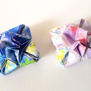 Origami pin, lotus