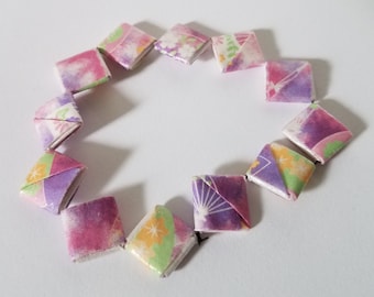 Square Tile Origami Bracelet
