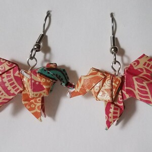 Origami Bear Earrings
