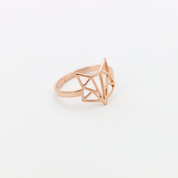 Fuchs Geometrie Ring Fox Roségold