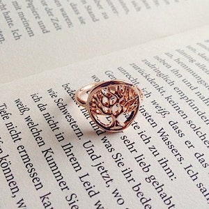 Mystic Tree of Life ring rosegold