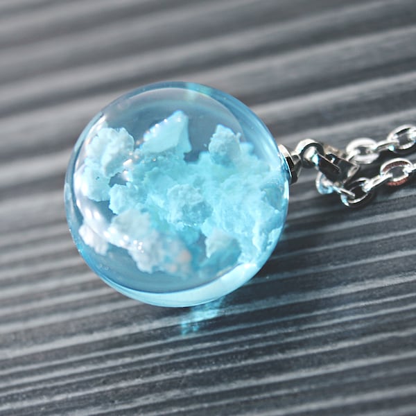 Resin Ball Pendant Etsy