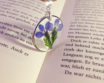 Violet genuine in resin silver