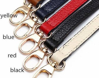 1 Pcs width 1.2cm Adjustable Length 70-130cm Genuine Leather Bag Strap, Shoulder Purse Handles, Pouch Wallet Supply, Crossbody Handbag Chain