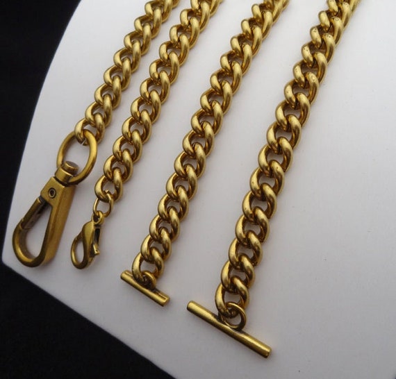 9mm Antique Gold Purse Chain Strap, Bag Handle Chain, Crossbody Handbag  Strap, Metal Chain Strap, Finished Shoulder Strap Chain High Quality 