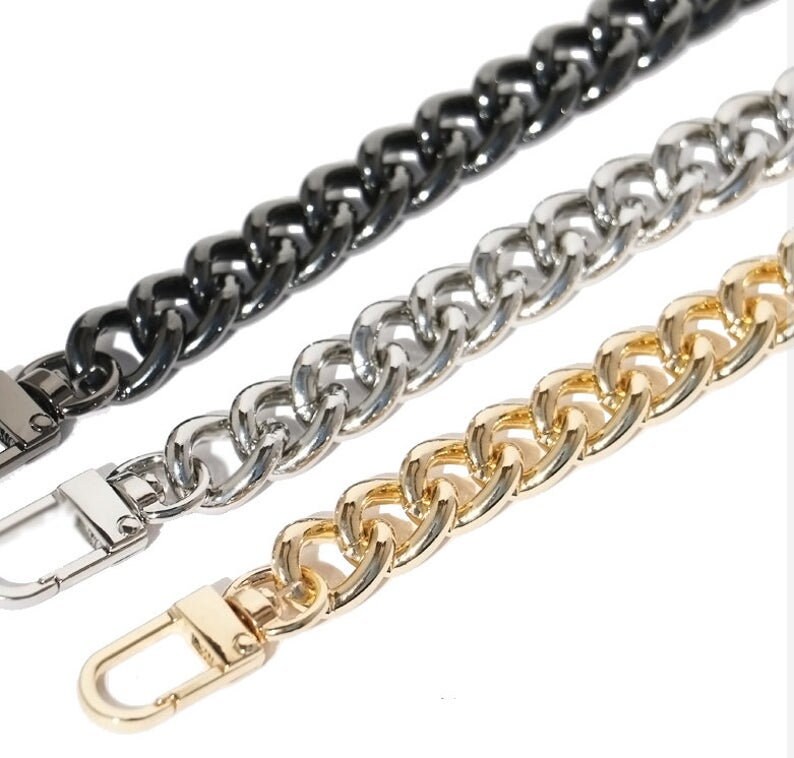 13mm High Quality Purse Chain Strap Gold Silver Gunmetal Etsy UK