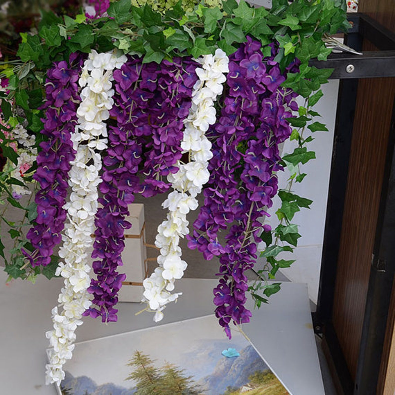 5pcs 180cm/70 Inch New Artificial Wisteria Vine Garland Plant Etsy
