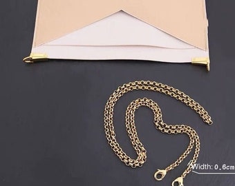 kirigami pochette insert with chain