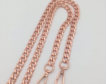 rose gold purse strap