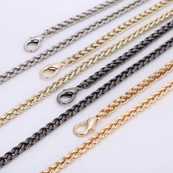 6mm Twisted Purse Replacement Chain Strap Bag Handle Chain 