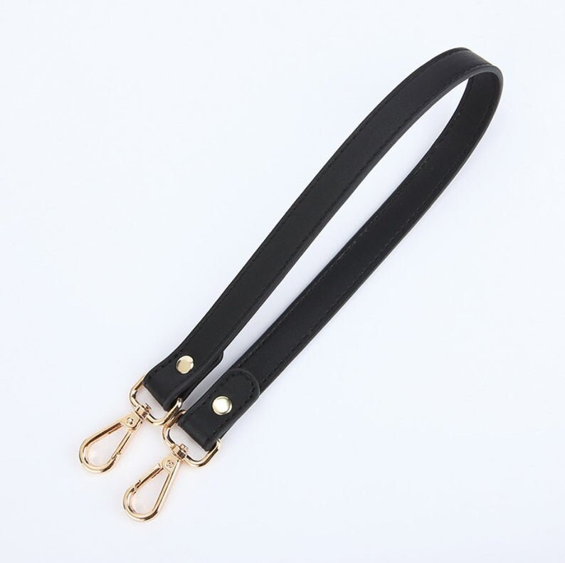 1.8cm Width 54cm Long Black Brown Leather Purse Strap Bag Etsy