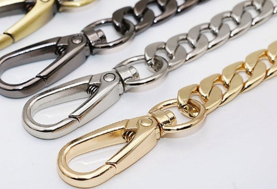 9mm Purse Chain Strap Gold Silver Bronze Gunmetal Bag Handle | Etsy