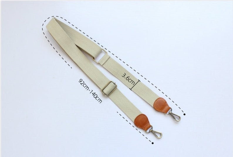 1.4 3.6CM Wide Cotton Woven Purse Strap Adjustable Etsy