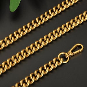 13mm Antique Gold Aluminum Purse Chain Strap, Bag Handle Chain, Crossbody  Bag Strap, Chain Strap With Clasps, Shoulder Handbag Strap Chain 