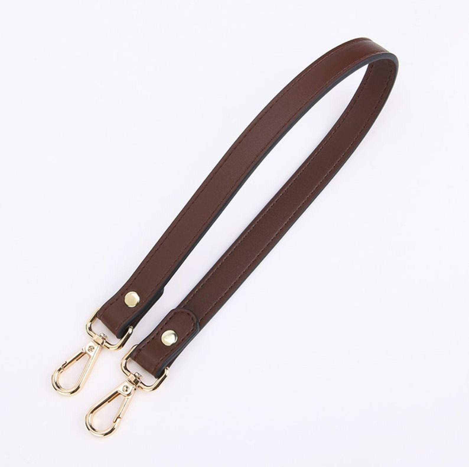 1.8cm Width 54cm Long Black Brown Leather Purse Strap Bag - Etsy
