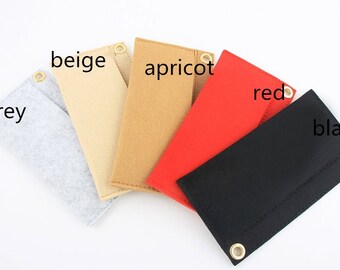 Purse Organizer Insert Fit Handbag Shaper Premium Felt, Chain Handle, Bag Strap Accessories, for Pouch Conversion Kit, Bag Protector Supply