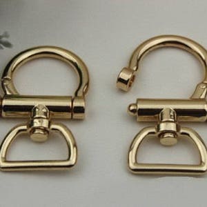 2pcs Large 62mm Lobster Claw Clasp, Swivel Snap, Handbag Clasp, Bag Strap Hoop, DIY Purse Hooks, Belt Buckle, D ring Findings, Chain Clasps