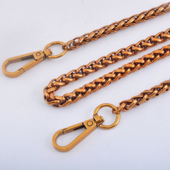 Purse Chain Strap Gold Handle Shoulder Crossbody Handbag Metal Replacement  7mm