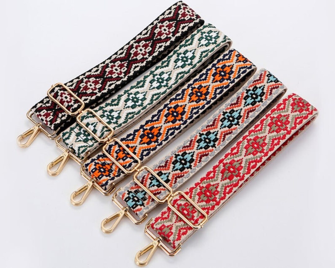 2 5CM Width Colorful Belt Purse Strap Embroidery Etsy UK