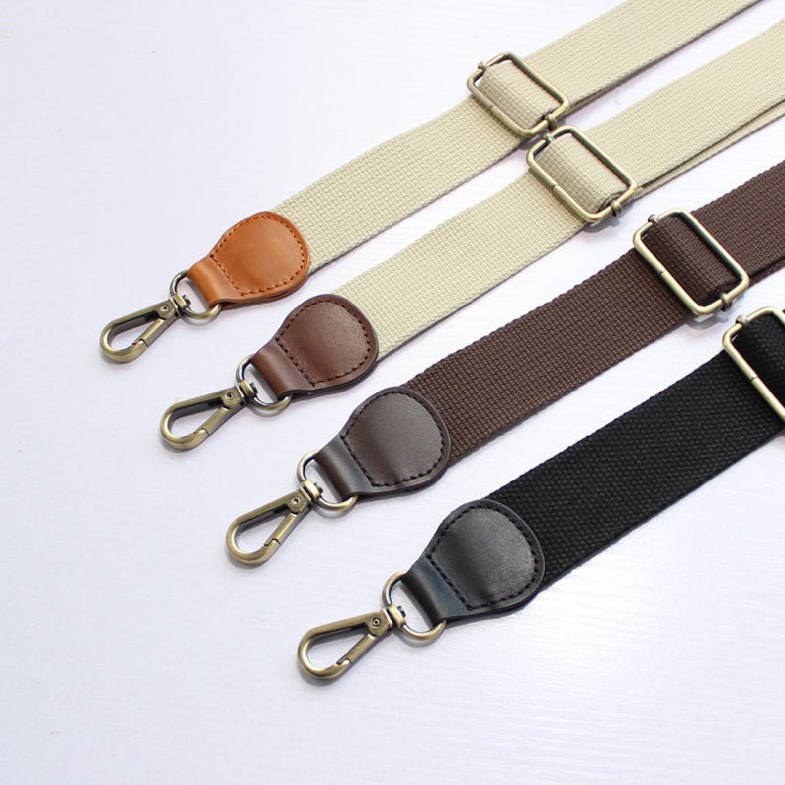 1.4 3.6CM Wide Cotton Woven Purse Strap Adjustable Etsy