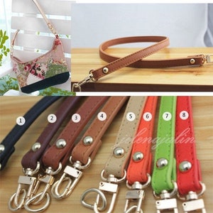 1pcs 1.2 cm(0.47'') Width, Length 61 cm (24''), Leather Purse Strap, Tote Bag Handle, Replacement Shoulder Handbag Chain, Bag Chain Strap