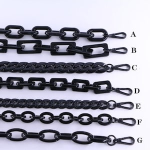 (Type-D) Acrylic Chain Handle Strap : Color Option