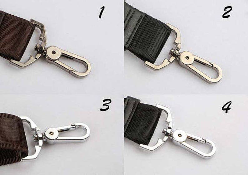 1 Pcs Adjustable Nylo Purse Strap Metal Clasps Bag Strap Etsy