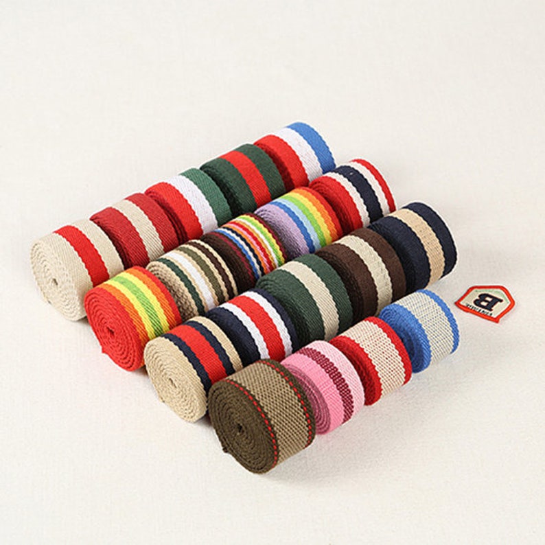 5 Yards3.8cm/1.5 Inch DIY Strap Tape Thick Woven Cotton Etsy