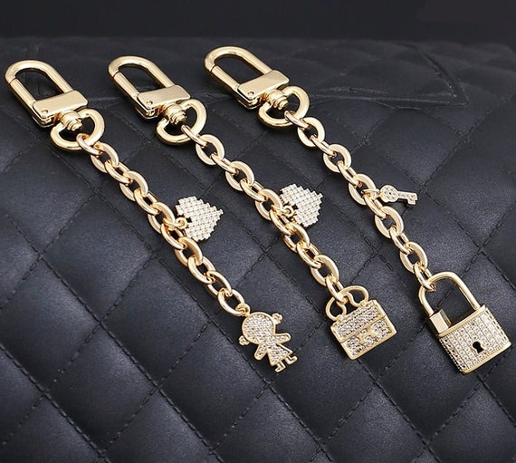 6mm Gold Purse Chain Strap, Extension Copper Chain, Bling Wallet Pendants, Handbag  Strap Charms, High Quality Shoulder Bag Strap Accessories 